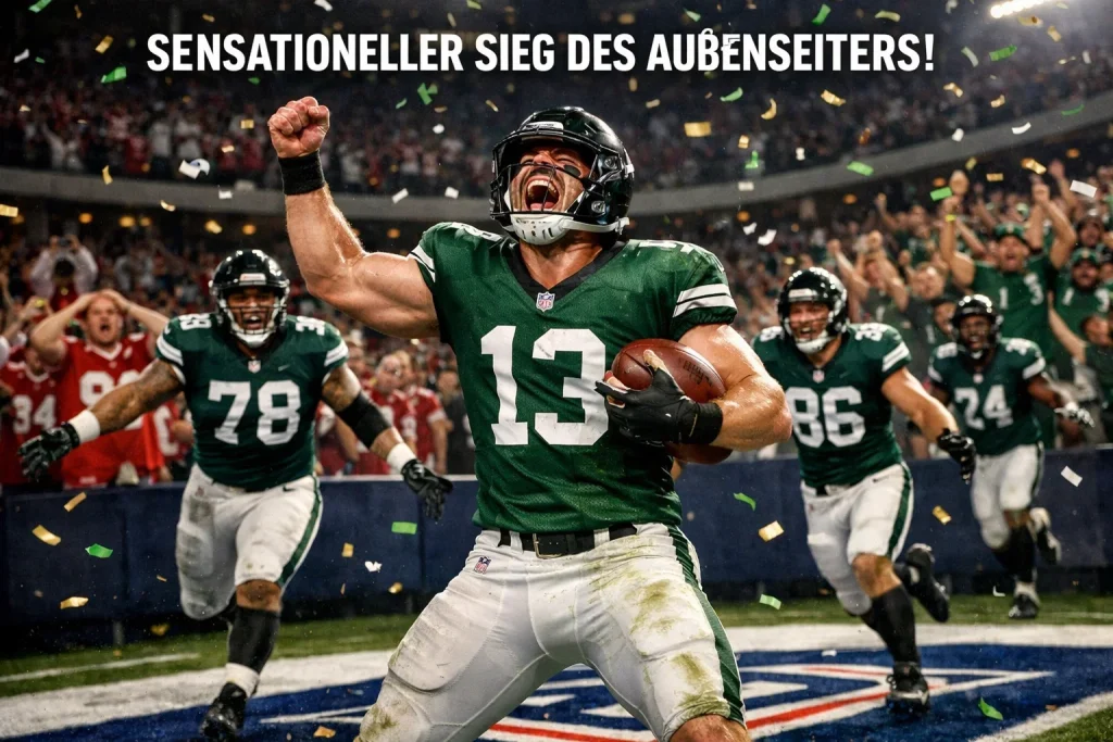 NFL-Außenseiter-Team feiert überraschenden Touchdown